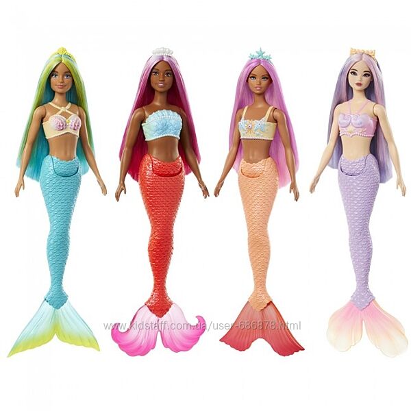 Лялька-русалонька Кольоровий мікс серії Дрімтопія Barbie в ас.