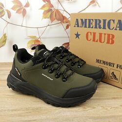 Кросівки SOFTSHELL American Club HL 204 хакі 37-41 776/25