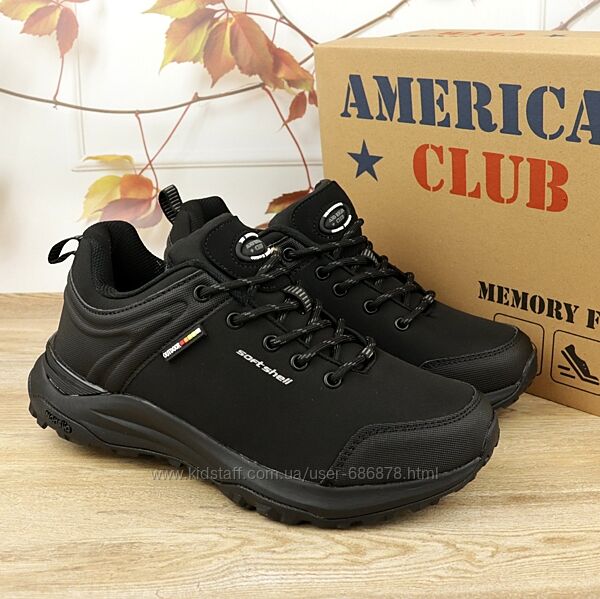 Кросівки SOFTSHELL American Club HL 212 чорний 38-43