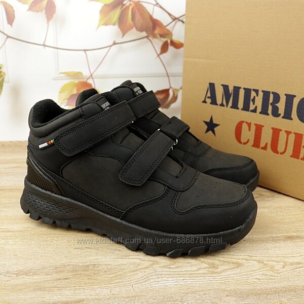 Єврозима Черевики American Club RL 170 чорний 37-41
