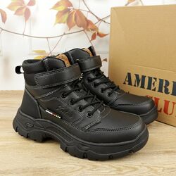 Єврозима Черевики American Club XD 159 чорний 35-39