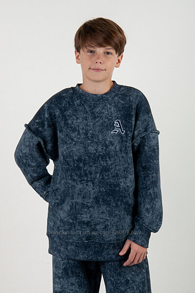 Світшот для хлопців темно-синій