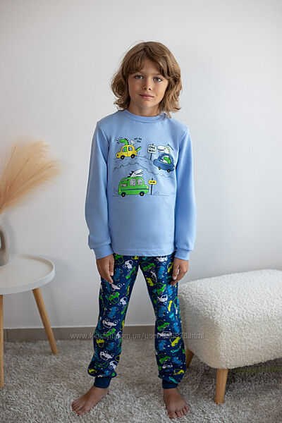 Піжама для хлопчиків блакитний