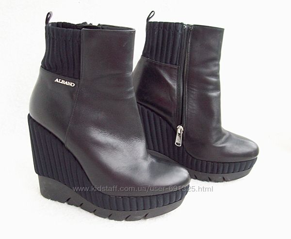 Чоботи демі шкіра Albano, устілка 23 см. 