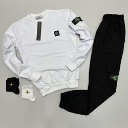 Комплект спортивного костюма Stone Island  носки 2 пары в подарок 