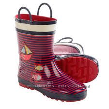 Сапоги Kamik Ahoy Rubber Rain Boots - Waterproof For Little Kids р. 33, 34