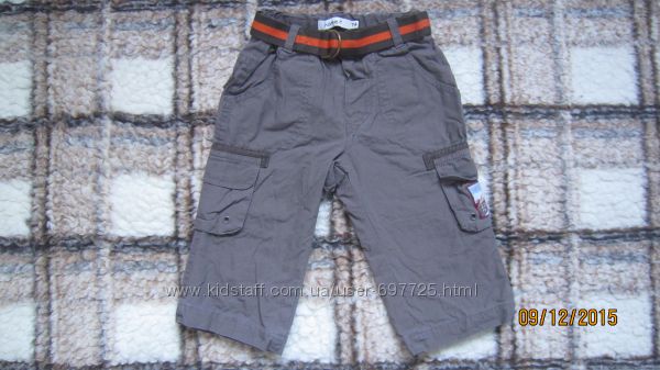 Коричневые штаны на подкладке р. 74 см