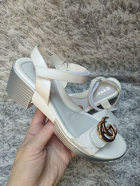 Дитячі босоніжки для дівчинки, 33-38рр