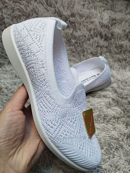 Жіночі білі мокасини, 36-41рр