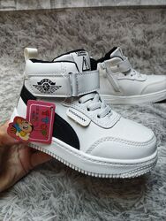 Дитячі білі демікросівки, демі черевики, 27-32рр