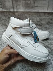 Дитячі білі демікросівки, демі черевики, 32-37рр