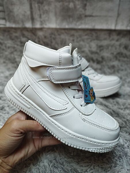 Дитячі білі демікросівки, демі черевики, 32-37рр