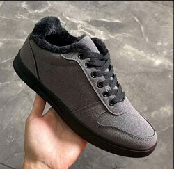 Чоловічі зимові кросівки, 41-45рр, замша