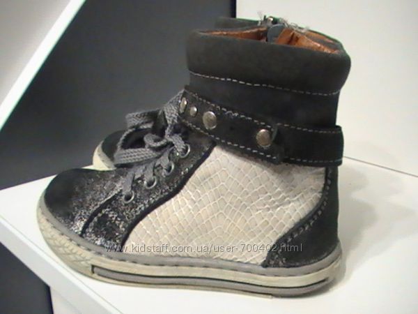 Ботинки Petit Shoes деми, р. 22, кожазамшлак, Испания