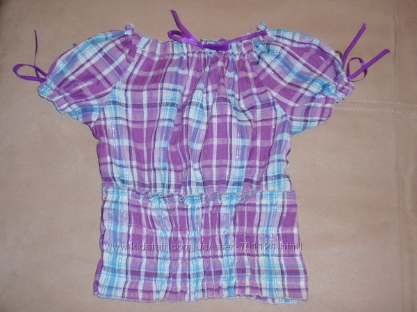 блузка нарядная летняя на рост 116-122 см