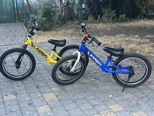 Велобіг беговел 16 дюймів CORSO Lambo сталева рама від 4 р надувні колеса
