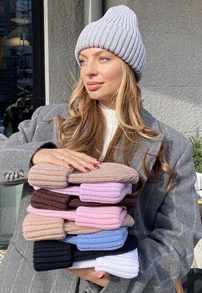 Шапка женская стильная молодежная от украинского производителя Lirus&Novita