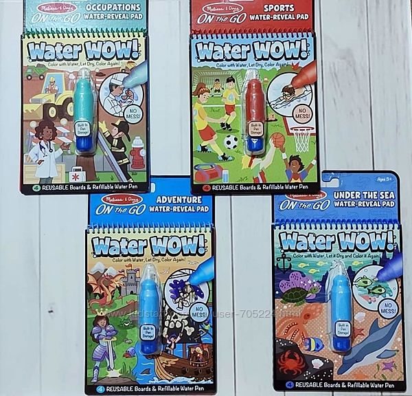 Многоразовые водные раскраски Melissa & Doug