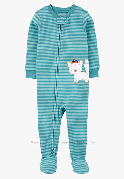 3т,4т,5т. Человечек пижама из хлопка слип Carters. В наличии.