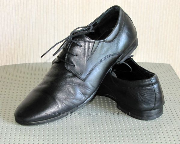 Кожаные туфли, р. 40-41, стелька 27 см 