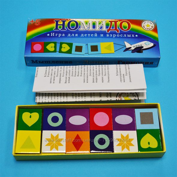 Номидо - логическая настольная игра для детей и взрослых