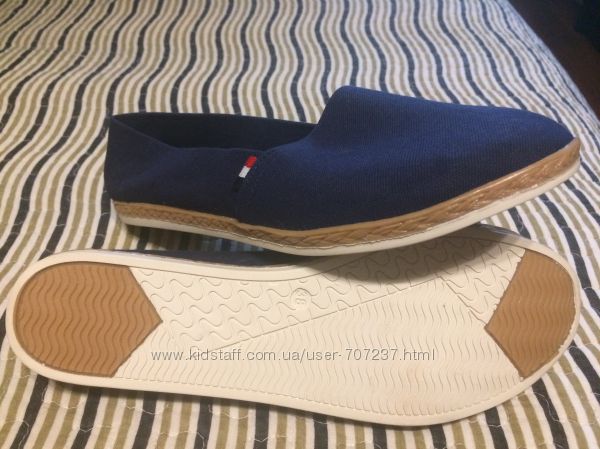 Синие балетки