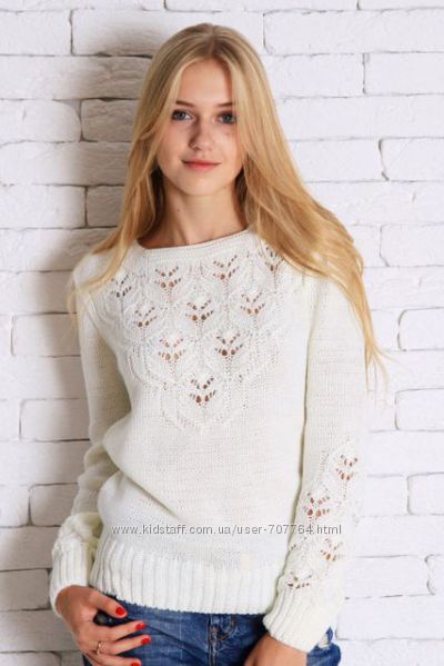 Красивые ажурные свитера, теплые, качество в наличии