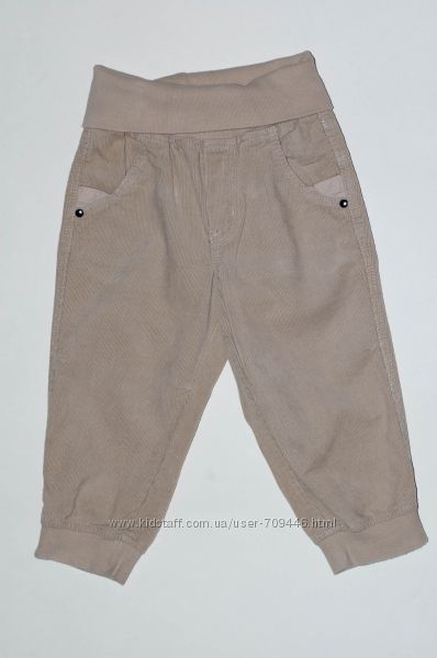 Вельветовые штаны, штани H&M на мальчика 12-18 м. 86 см 