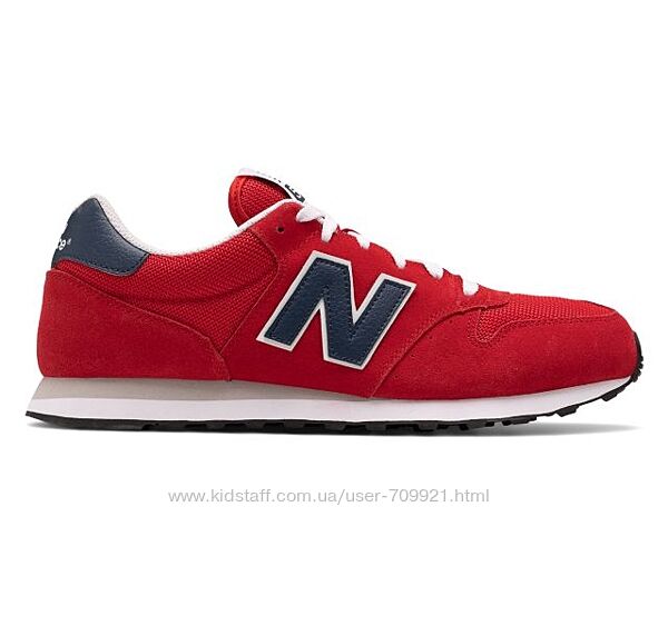 Оригинальные кроссовки New Balance Men&acutes 500 Classic Red Shoes GM500SC