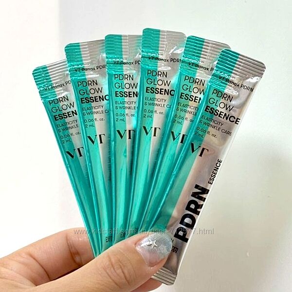 VT PDRN Glow Essence омолаживающая эссенция женьшень для сияния кожи 2ml