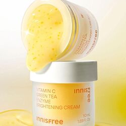 Innisfree Vitamin C Green Tea Enzyme Brightening Cream отбеливающий крем 
