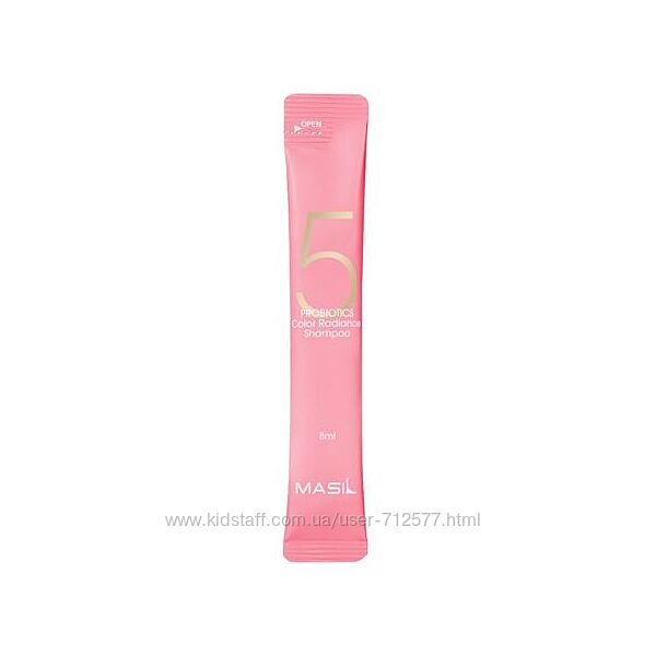 Masil 5 Probiotics Color Radiance Shampoo 8 мл Шампунь с пробиотиками 