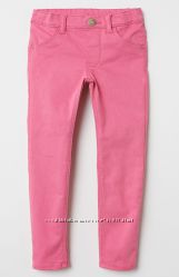 Твиловые брюки, треггинсы, штаны H&M, размер 7-8 лет