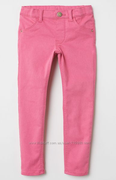 Твиловые брюки, треггинсы, штаны H&M, размер 7-8, 8-9, 9-10 лет