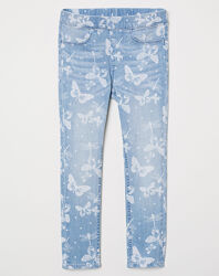 Джеггинсы, джинсовые леггинсы H&M, размер 6-7, 7-8, 8-9 лет