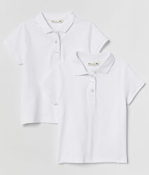 Поло, футболка H&M для девочки, размер 6-8 лет.