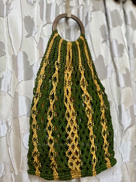 Сумка шопер Вязана з натуральних ниток, шопер hand made