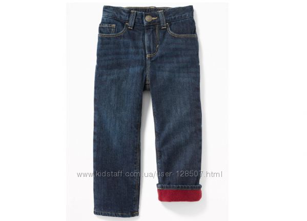 Теплые джинсы на флисе Old Navy от 3 до 5лет