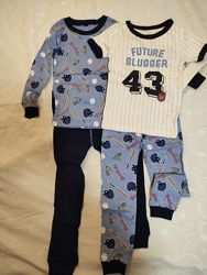 Хлопковые пижамки для мальчика на 4 годика набор из 2-х шт Carters Америка