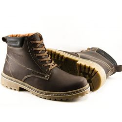 Ботинки зимние Timberland коричневый и черный