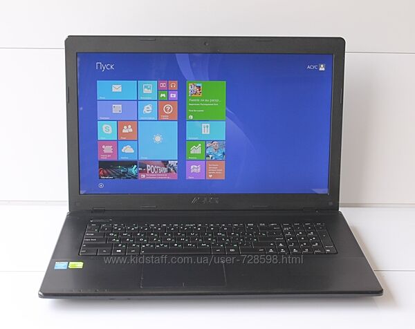 Игровой Ноутбук Asus X75V Экран 17.3 