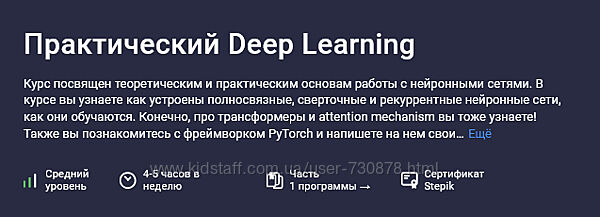 Елена Кантонистова, Паточенко, Марк Блуменау  Практический Deep Learning 