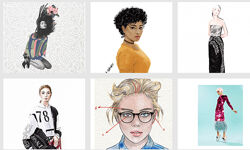 Алена Казначеева Procreate коммерческая fashion иллюстрация 2022