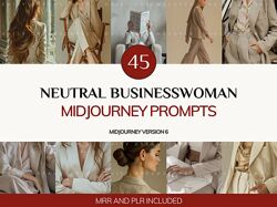 Эстетические промпты для создания изображений бизнес-леди Midjourney 2025