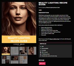 Линдси Адлер Гайд свет для бьюти Beauty Lighting Recipe Guide Beauty