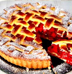 Xleb. tartin Ягодный пирог на закваске с кремом 