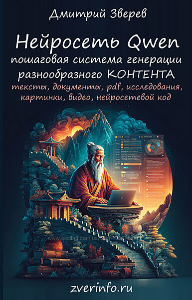 Дмитрий Зверев Нейросеть Qwen. Тариф Книга по нейросети Qwen 2025
