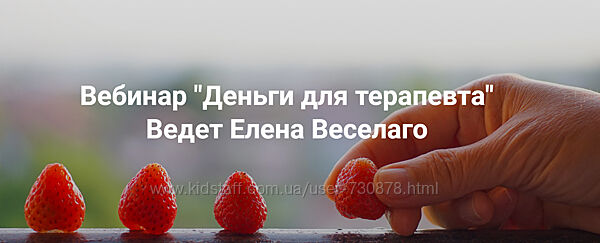 Елена Веселаго Деньги для терапевта Институт Открытого поля 