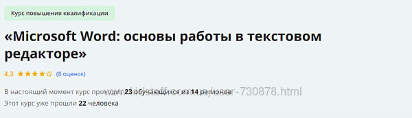 Инфоурок Microsoft Word основы работы в текстовом редакторе 2024