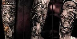 Василиса Леварт Реалистичная шерсть. Тариф Волк-одиночка vasi. tattoo